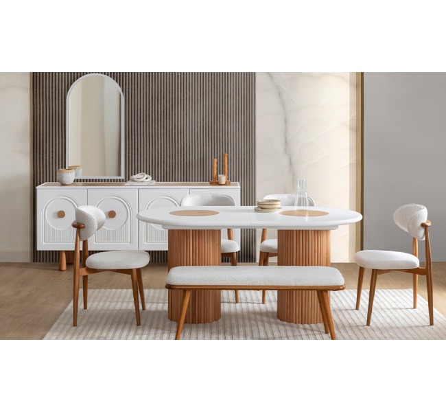 Lotus Ceviz Yemek Odası