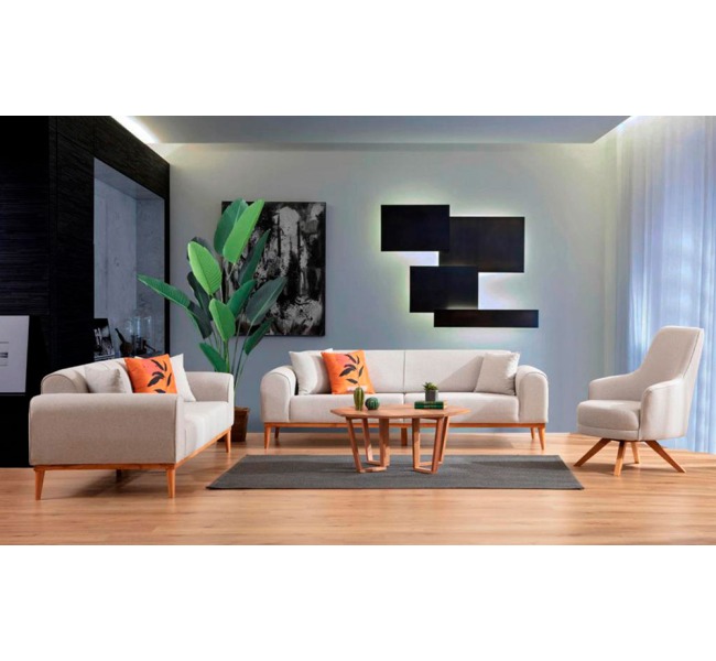 Asya Ceviz Koltuk Takımı 