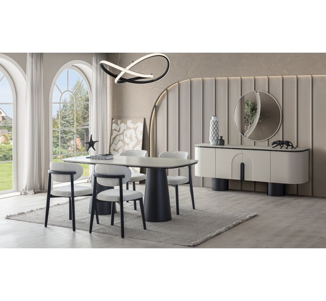 Pera Siyah Yemek Odası 